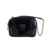 Plein Sport Elegant Black Chain Strap Shoulder Bag -   -  Plein Sport.